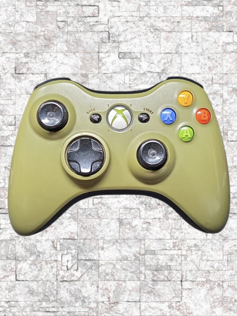 Microsoft Olive Green Xbox 360 Wireless Controller Limited Edition